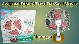 Awesome Design Table Fan Fiting And Testing Full Review At Home || How To Make Table Fan At Home