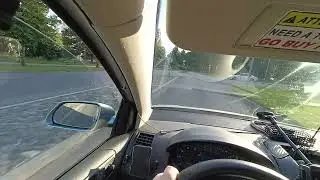 One hour driver POV in Finland Porvoo