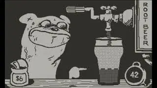Playdate Mirror Test: Root Bear Gameplay
