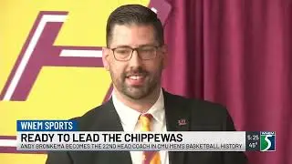Andy Bronkema officially introduced as the men&rsquo;s basketball head coach at Central Michigan