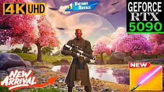 Fortnite Darth Maul Skin Gameplay | RTX 5090 4K MAX Graphics | Chapter 6 Season 3 #fortnite
