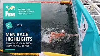 Highlights Men's Race | FINA /CNSG Marathon Swim World Series 2019