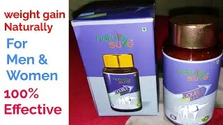Nature Sure Double Mass tablets Honest Review.Men and women Natural herbal supplement 4 weight gain.