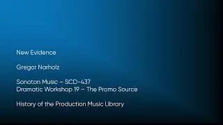 New Evidence - Gregor Narholz | Sonoton Music (SCD-437) [Full Track] - HOTPML #1457