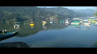 Phewa Lake(Fewa Lake) seeing in Pokhara Nepal. One of the beautiful place in Nepal.