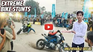 মৃত্যুর মুখে বাইকাররা! অবিশ্বাস্য স্টান্ট শো!Bikers face death! Incredible stunt show!