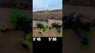 4S vs 6S FPV drone launch #fpvdrone #drone #shorts
