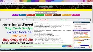 Auto Index Based SkyiTech Script v7 4 Copy of MxMobile & GameJagat - 2022