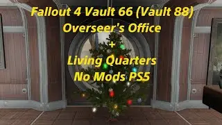Fallout 4 Vault 66 (Vault 88) Overseer's Office + Living Quarters-No Mods PS5