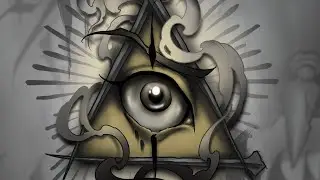All seeing eye illustration | Digital drawing