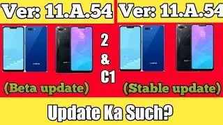 ColorOS 6 Stable version on Realme 2 &C1 | Update ka Such ?