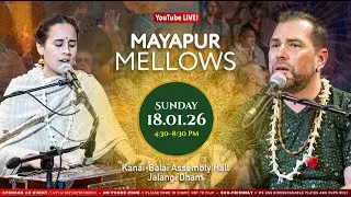 Full Live Stream – Mayapur Mellows –  Sunday 18th January 2026