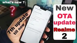 Realme 2 new ota update received | Whats new in this update ? WepClick