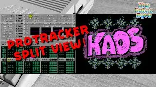 Budbrain Megademo - KAOS, Amiga Demo (Split ProTracker View) [60 FPS]