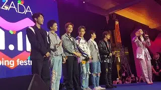 นักแสดงบังเอิญรัก (เพิร์ธ,แปลน,กัน,เอิร์น,มาร์ค,ไตเติ้ล) บนเวทีงาน lazada 11.11 th (10/11/61)