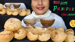 BIG SIZE PANIPURI CHALLENGE ।। Eating Show 