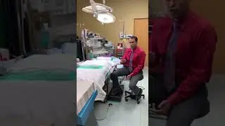 Dr. Vijay Bindingnavele - inside our AAAASF Certified On site Operating Room.