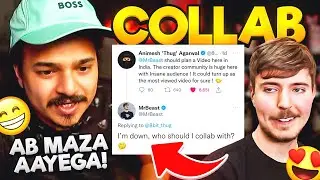 Thug on MrBeast tweet reply and collab with @MrBeast | 8BIT THUG