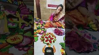 mat Rangoli (jayurani Creation)#readymade #handmade #art #Rangoli mat#decorating