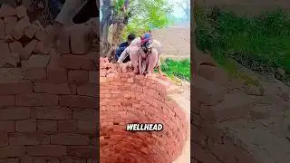 How Do They Dig Wells Without Machines? #CaissonWell #interesting #shorts