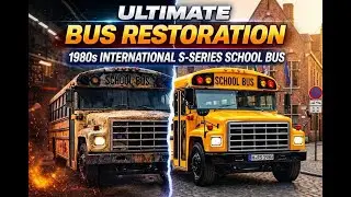 Deep Cleaning a Moldy 40-Year-Old School Bus
