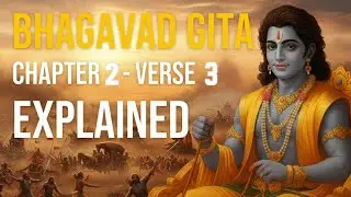 Bhagavad Gita Chapter 2 &ndash; Verse 3 Explained (Hindi | Sanskrit | Modern Life Example)