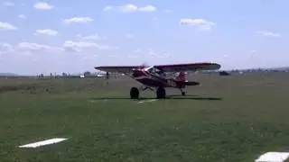 Zlin Savage takeoff