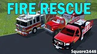 Farming Simulator 17 | Fire Rescue | Boat Fire | Airplane Fire | Car Fire | Brush Truck | Engine