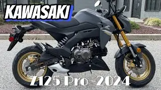 Новый Kawasaki Z125 Pro 2024 &mdash; мини-мотоцикл Kawasaki.