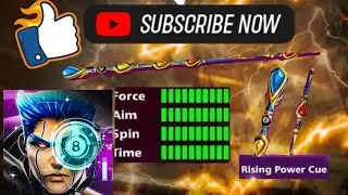 8ballpool Rising power cue max tricks | Full watch video | please like and subscribe for more tricks