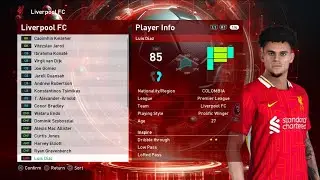 Top PL Player Faces and Stats in SP Football Life 2025 Game