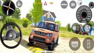 MAHINDRA SCORPIO😲 Indian Cars Simulator 3D||Village Car Driving Open World 🌍||Best Android Gameplay