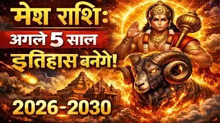मेष राशि 2026-2030 : अब रुकेगा नहींआपका समय! 😱 | Aries Future Prediction