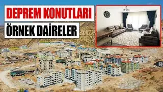 Deprem Konutları ve Örnek Daireler (Gölbaşı/Adıyaman) #deprem #depremzede #gölbaşı