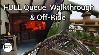 Hals über Kopf at Tripsdrill | FULL Queue/ Wartebereich Walkthrough & Off-Ride 2023
