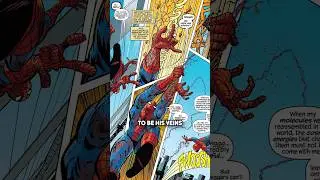 Spiderman uses his veins as web