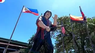 #Remy Presas #Inauguration ceremony. Father of modern Arnis. #hinigaranon