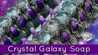 Aurora Dreams - A Galaxy & Crystal Soap | Royalty Soaps