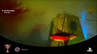 Maneater PS5 Trophy Guide &ndash; Delicious🥉🦈💀| Kill the Apex Predator in Dead Horse Lake | Apex Barracuda