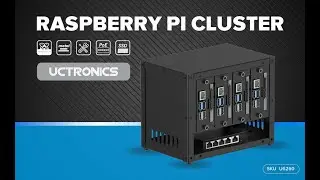 Take a Look at How UCTRONICS Upgraded Complete Enclosure for Raspberry Pi Cluster is Installed~