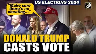 US Elections 2024: &ldquo;Make sure there&rsquo;s no cheating&hellip;&rdquo; Donald Trump&rsquo;s first reaction after voting