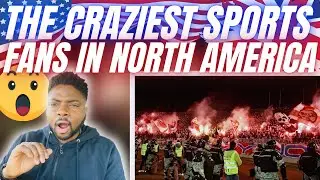 🇬🇧BRIT Reacts To THE CRAZIEST SPORTS FANS IN NORTH AMERICA!