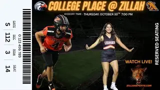 College Place @ ZHS Football 10-30-25