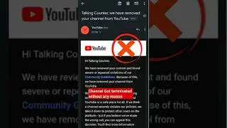 Channel got terminated without any reason | How I recovered my suspended YouTube channel