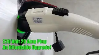 Easy Upgrade To Level 2 with BougeRV EV Charger 240 Volt 16 Amp  25 Foot Cord with Level 1 Adapter