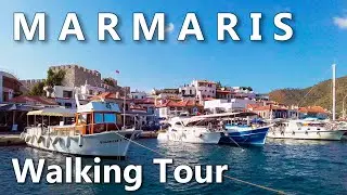 Marmaris Walking Tour, Muğla Turkey. 4K🇹🇷
