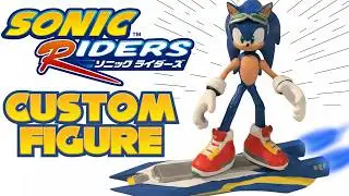 EXTREME GEAR SONIC Custom Figure! Jakks Pacific Sonic Riders Figure!