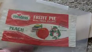 1990's Hostess Fruit Pie Wax Wrapper PEACH Magician Mascot!