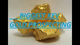 Panning For Gold Near A Waterfall