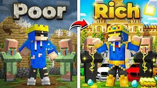 Poor vs Rich village in Minecraft 